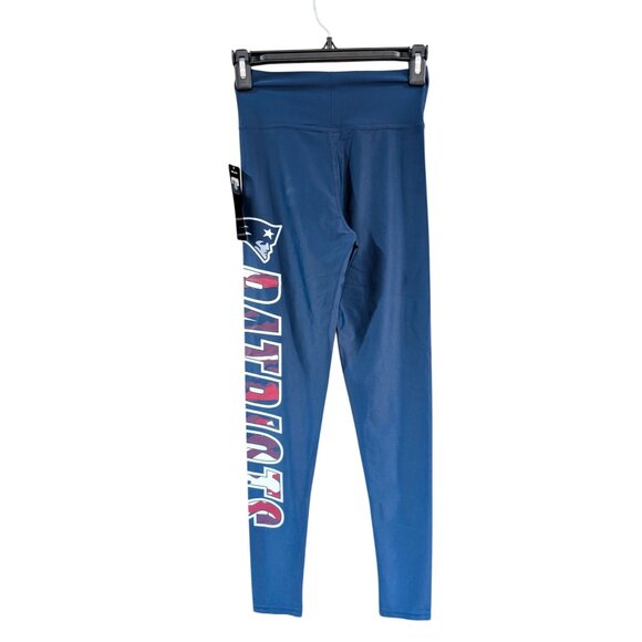Zubaz NFL Apparel Womens XS New England Patriots Spellout Leggings NWT - Picture 1 of 2